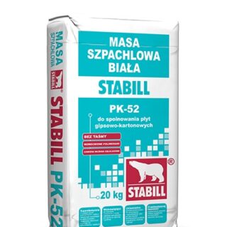 Masa szpachlowa biała STABILL PK-52 20kg