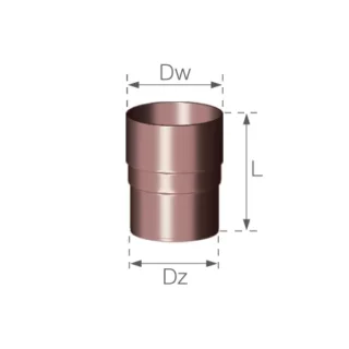 Złączka rury spustowej 110  PVC Gamrat