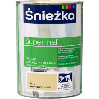 ŚNIEŻKA Supermal Kremowy Połysk 0,8l