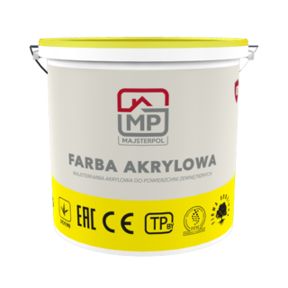 Farba akrylowa elewacyjna 16L biała