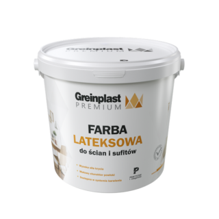 Farba Lateksowa Greinplast Premium Biała 10l