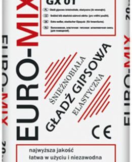 GX 01 GŁADŹ GIPSOWA ŚNIEŻNOBIAŁA 20kg